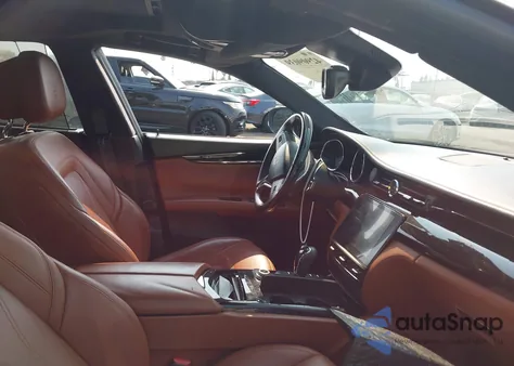 2017 Maserati Quattroporte S Q4 Granlusso z USA, uszkodzony, nr VIN ZAM56RRL9H1198911